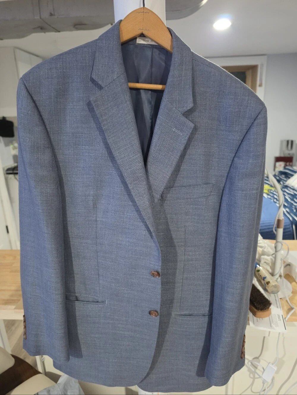 Lauren Ralph Lauren Light Blue  Men's Suit Jacket Size 42R
